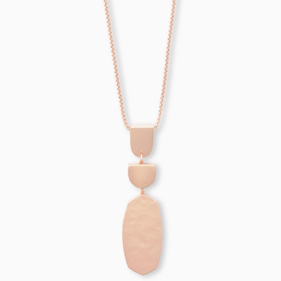 Kendra Scott Jewelry Noah Long Pendant In Rose Gold Poshmark
